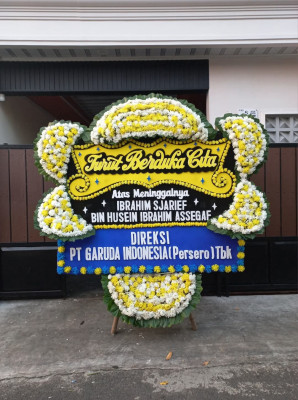 Papan Bunga Duka di Cipinang Muara